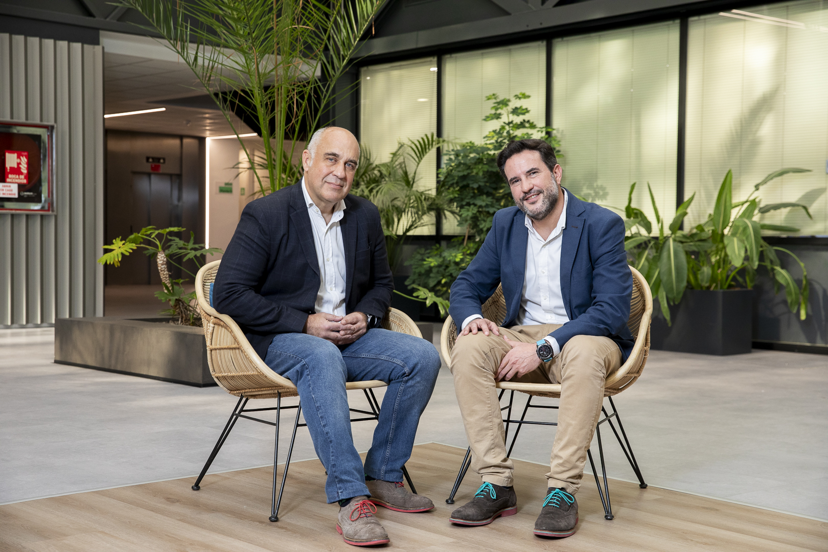 Formación regulatoria - Ferran Piñol y David Ares en las instalaciones de Neytum